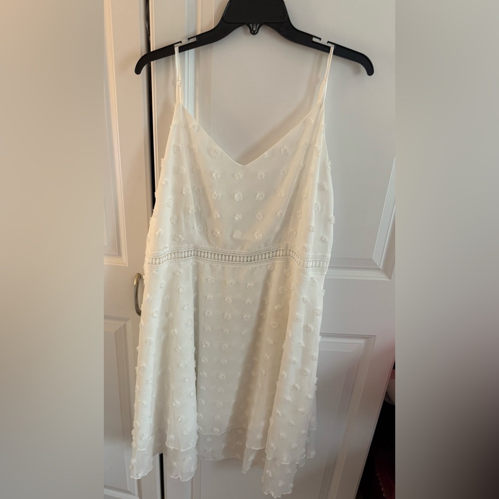 White boho dress with a touch of glamour #specialoccasion